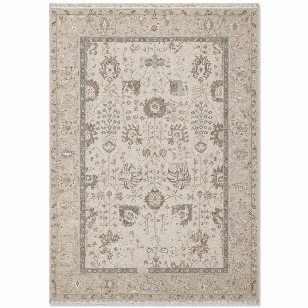 HK-002 Hand Knotted Rug — Botanical Court