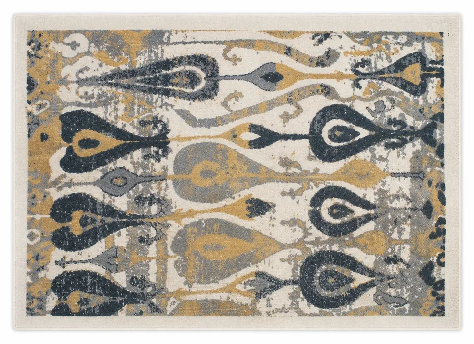 Ochre Ikat Impressions